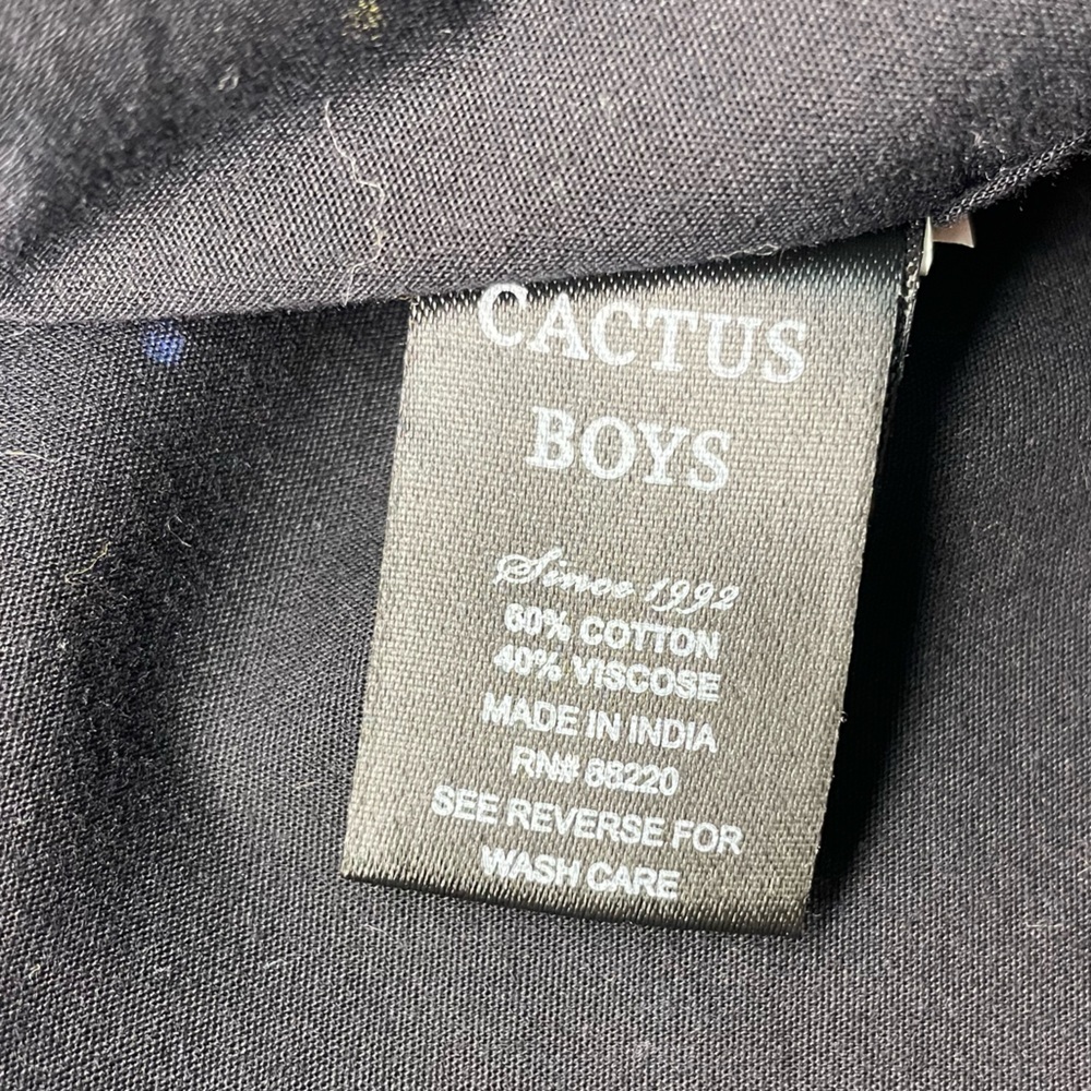 Cactus Boys Space-Themed Short Sleeve button down Shirt size 7 - Picture 4 of 5